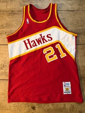 Dominique Wilkins throwback Basketball Jersey